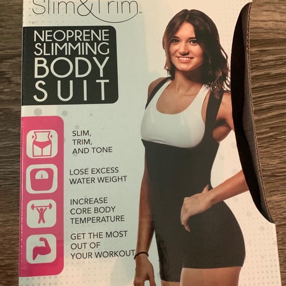 Slim and trim neoprene slimming bodysuit Clearance